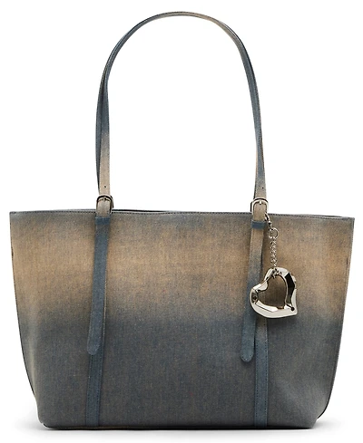 Betsey Johnson Slouchy Denim Tote Handbag