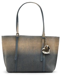 Betsey Johnson Slouchy Denim Tote Handbag