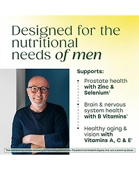 MegaFood Men's 55 Plus One Daily Multivitamin, 120 Tablets