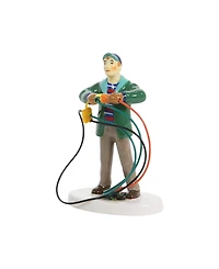 Department 56 Snow Village Fire It Up Dad Christmas Vacation Figure