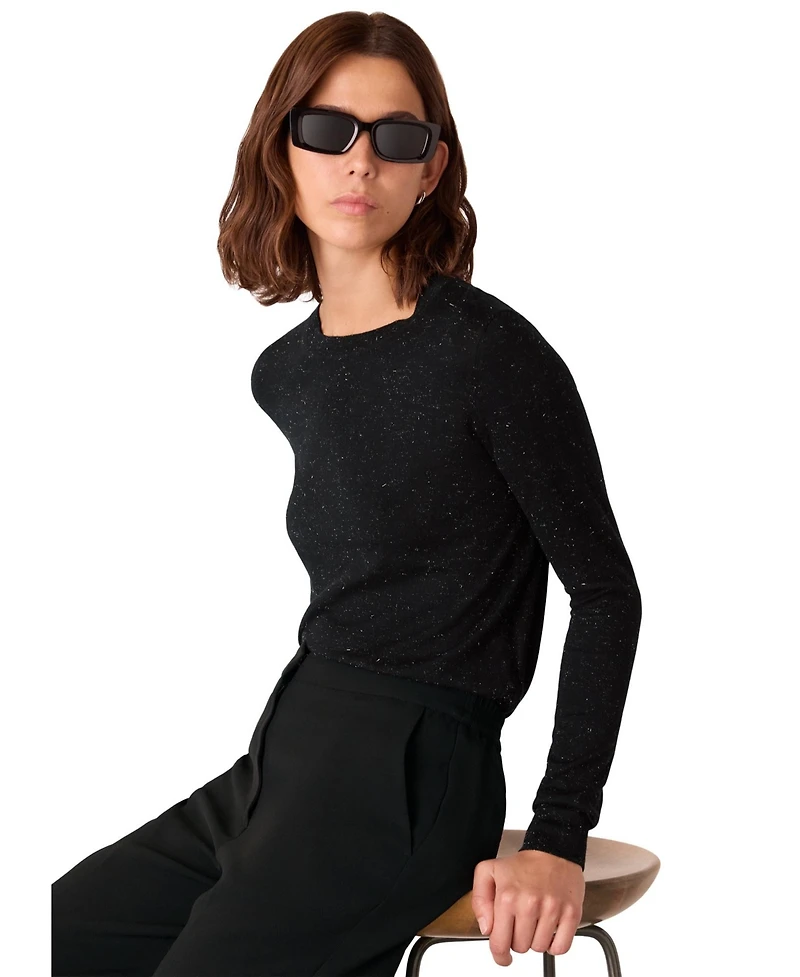 Whistles Women's Annie Sparkle Knit Top