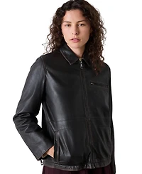 Whistles Women's Kate Burnished Leather Jacket