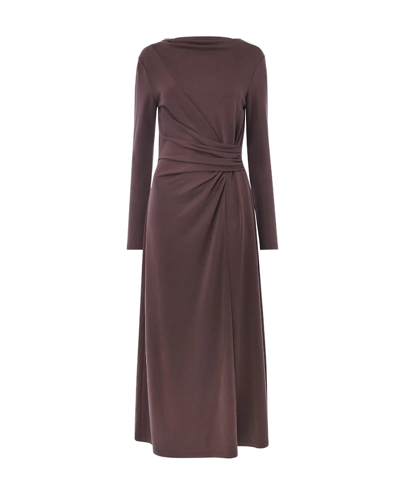 Whistles Women's Ruched Detail Midi Dress