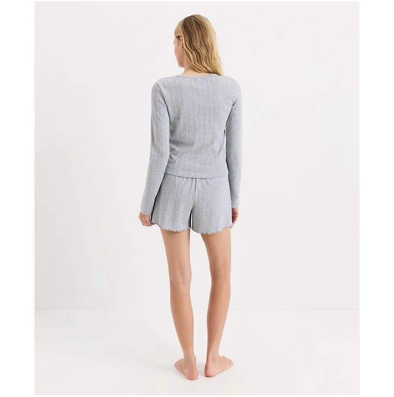 Pact Women's Organic Cotton Pointelle Short