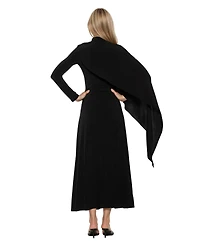 Alexia Admor Women's Aziel Mockneck Cape Maxi Dress