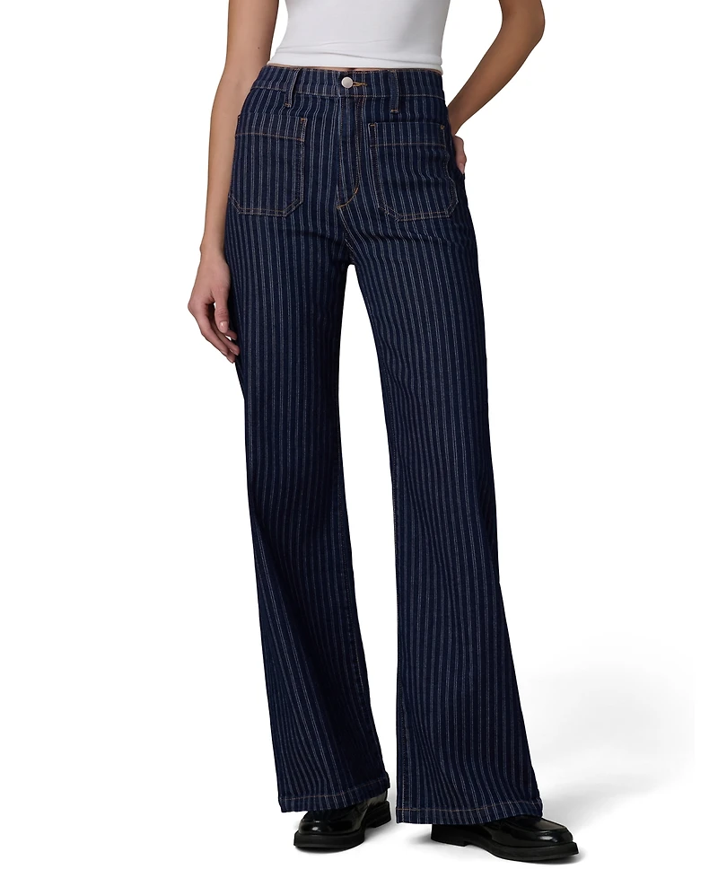 Joe's Jeans Women's Mia High-Rise Wide-Leg Patch Pocket