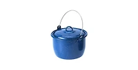 Piscifun 4.25 Qt Enamel Convex Kettle Camping Farmhouse Cookware For Soup Stew Water