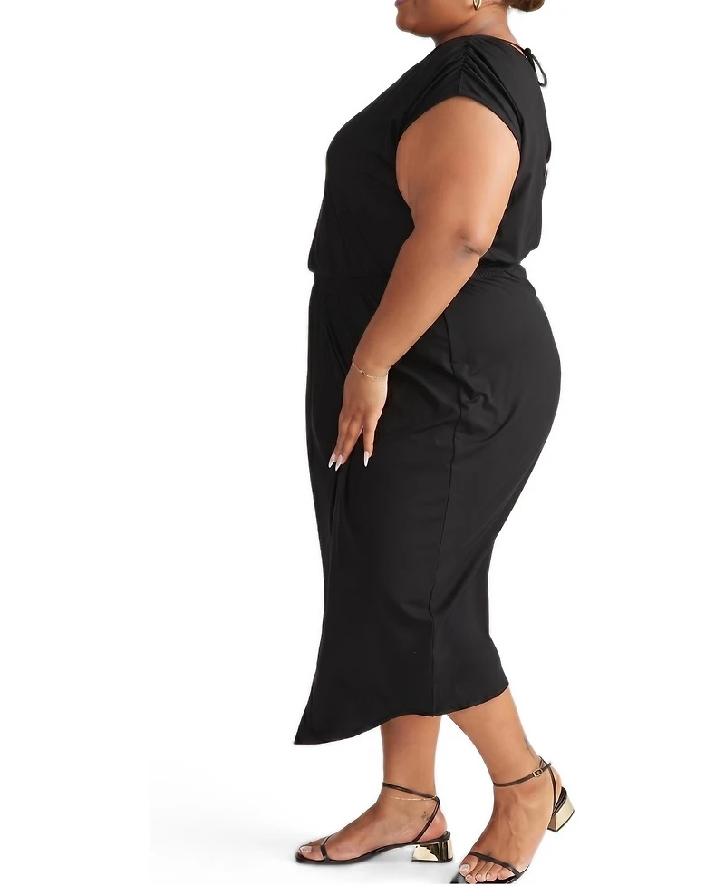 Universal Standard Plus Havana Divine Jersey Dress