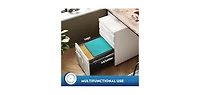 gaomon 3-Drawer Metal File Cabinet, Mobile Under Desk Filing Organizer with Lock for Office or Home