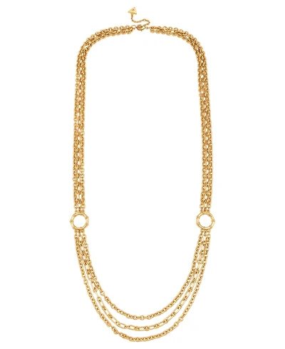 Guess Gold-Tone Layered Long Necklace