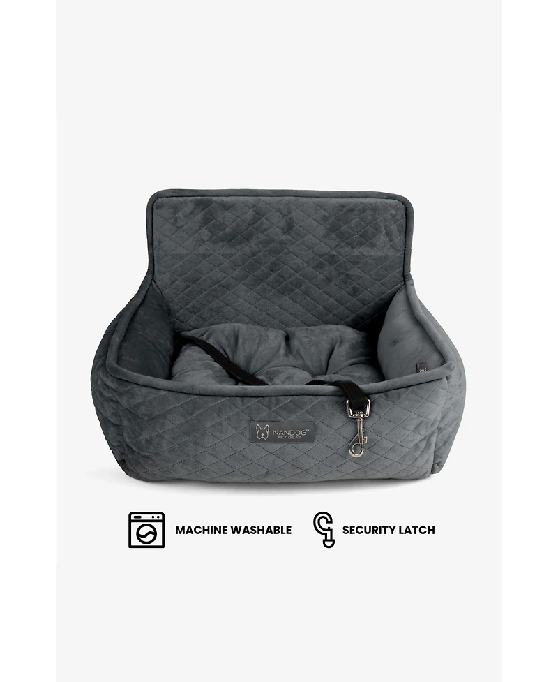 Nandog Cloud Reversible Pet Dog Bed Car Seat