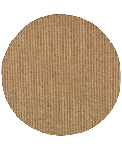 Oriental Weavers Karavia 550X3 Tan 7'10" Round Rug