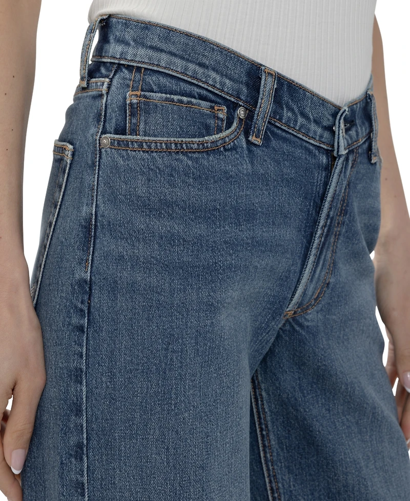 Silver Jeans Co. Women's Low-Rise Wide-Leg V-Front