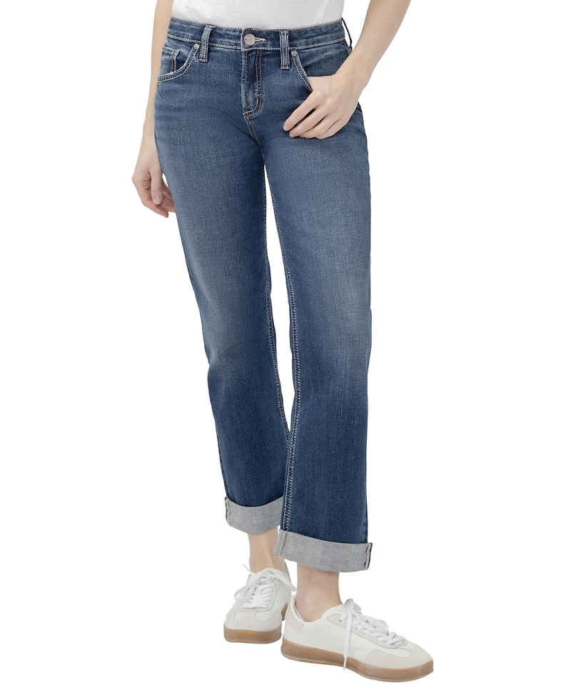 Silver Jeans Co. Women's Chelsea Straight Low-Rise