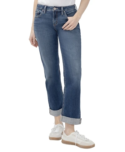 Silver Jeans Co. Women's Chelsea Straight Low-Rise