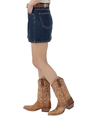 Silver Jeans Co. Women's Denim A-Line Mini Skirt