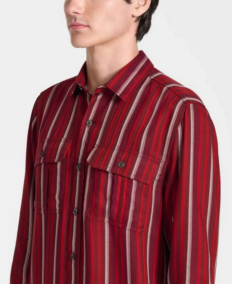 Ted by Baker Men's Russell Herri Stripe Classic-Fit Shirt