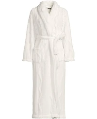 Lands' End Women's Cozy Cable Robe