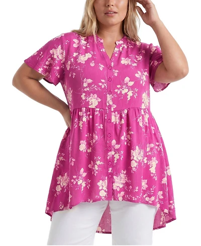 Torrid Plus Lexie Babydoll Tunic