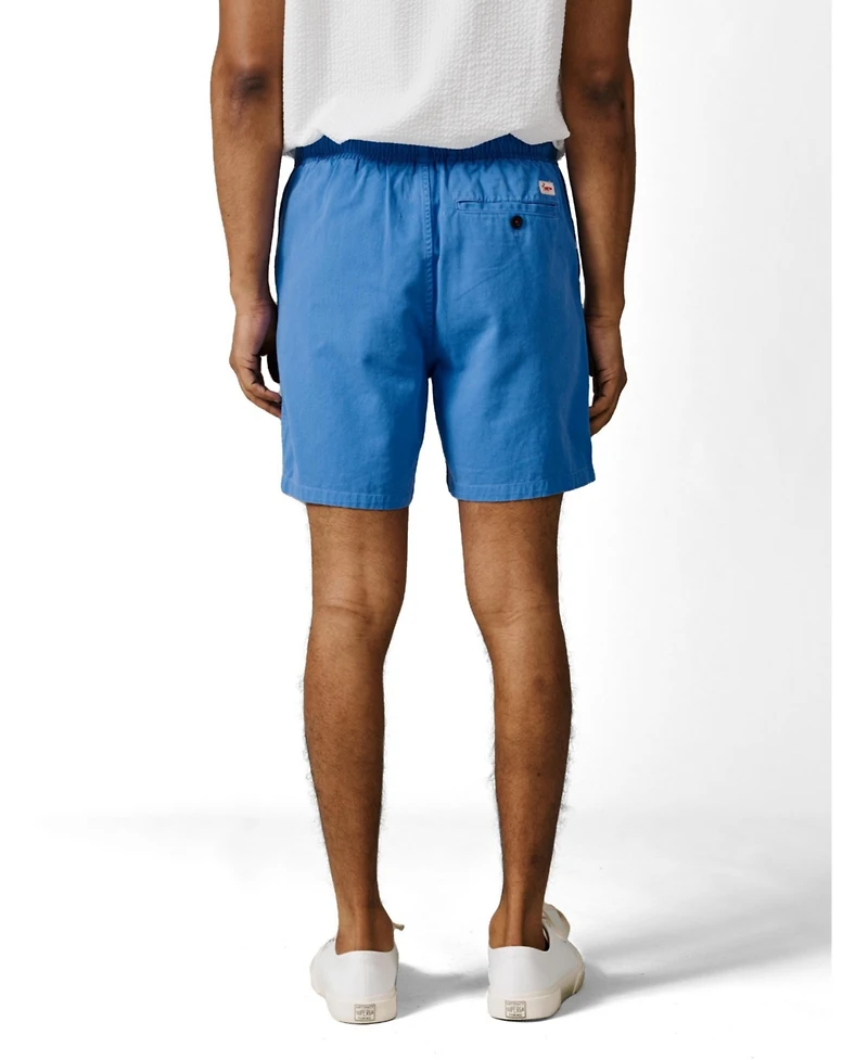Aubin Men's Allanby Drawstring Cotton Shorts, 6.3" Inseam