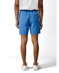 Aubin Men's Allanby Drawstring Cotton Shorts, 6.3" Inseam