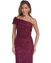 Eliza J Women's One-Shoulder Floral Midi Dress