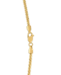 Macy's Sparkle Chain 20" Necklace in 10k Yellow Gold (2mm)