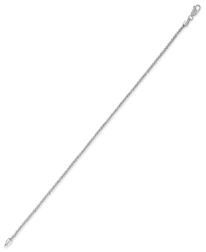 Sparkle Chain 7.5" Bracelet in 10k White Gold (2mm), Macy's Exclusive