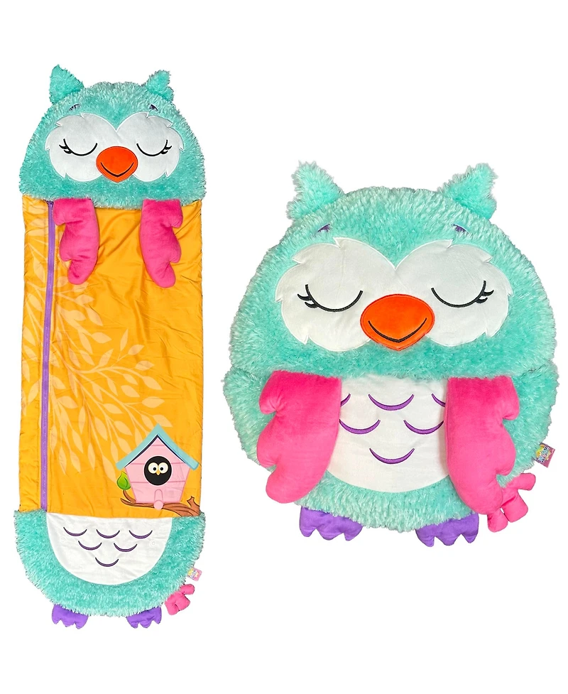 Happy Nappers Owl Medium 2-in-1 Pillow and Sleepy Sack