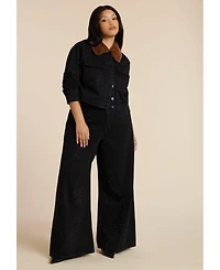 Eloquii Women's Embellished Rhinestone Jeans