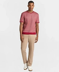 Ted by Baker Men's Berkeley Jacquard Ribbed Crewneck T-Shirt