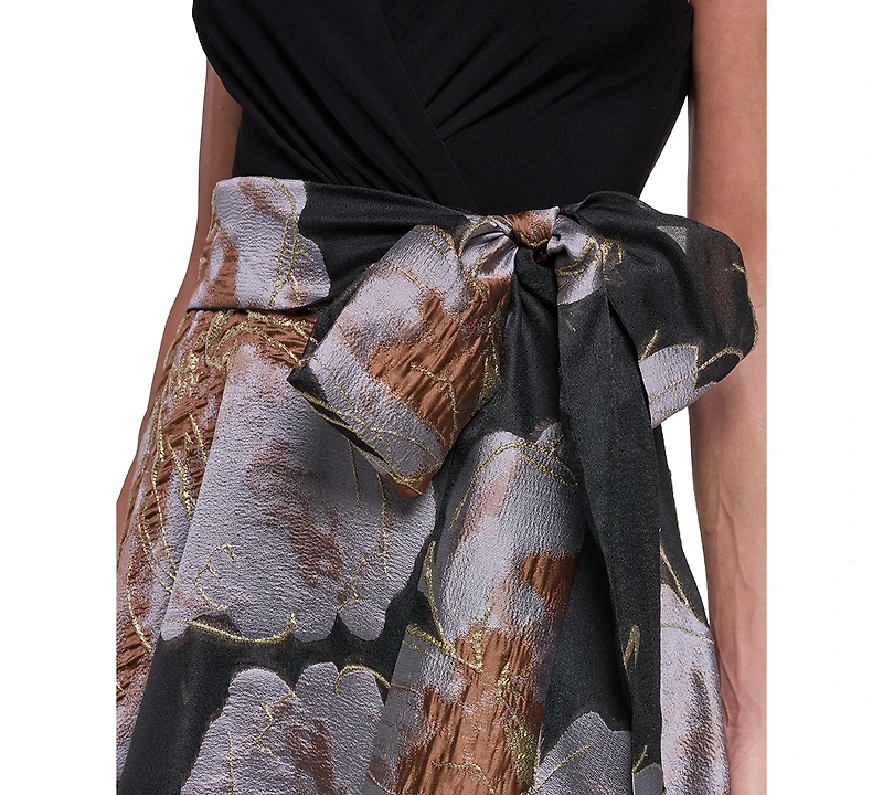 Eliza J Women's Floral Ball-Gown Sleeveless Dress
