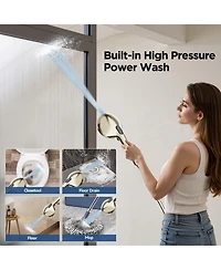 Cyqbd 2-in-1 Dual Filtered Handheld Shower Head 15-Mode High Pressure