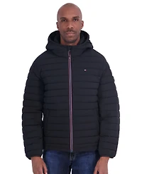 Tommy Hilfiger Men's Stretch Hooded Packable Jacket