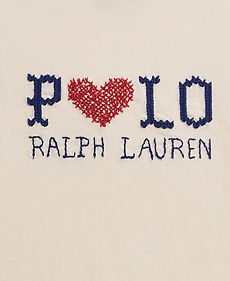 Polo Ralph Lauren Girls' 7-16 Logo Cotton Jersey T-Shirt