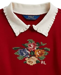 Polo Ralph Lauren Girls' 7-16 Collared Fleece Sweatshirt