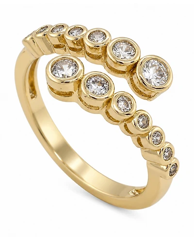 And Now This Cubic Zirconia Bypass Ring