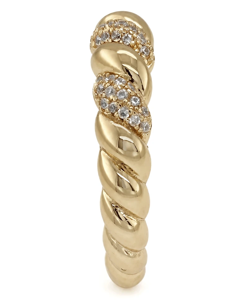 And Now This Cubic Zirconia Twisted Ring