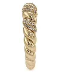 And Now This Cubic Zirconia Twisted Ring