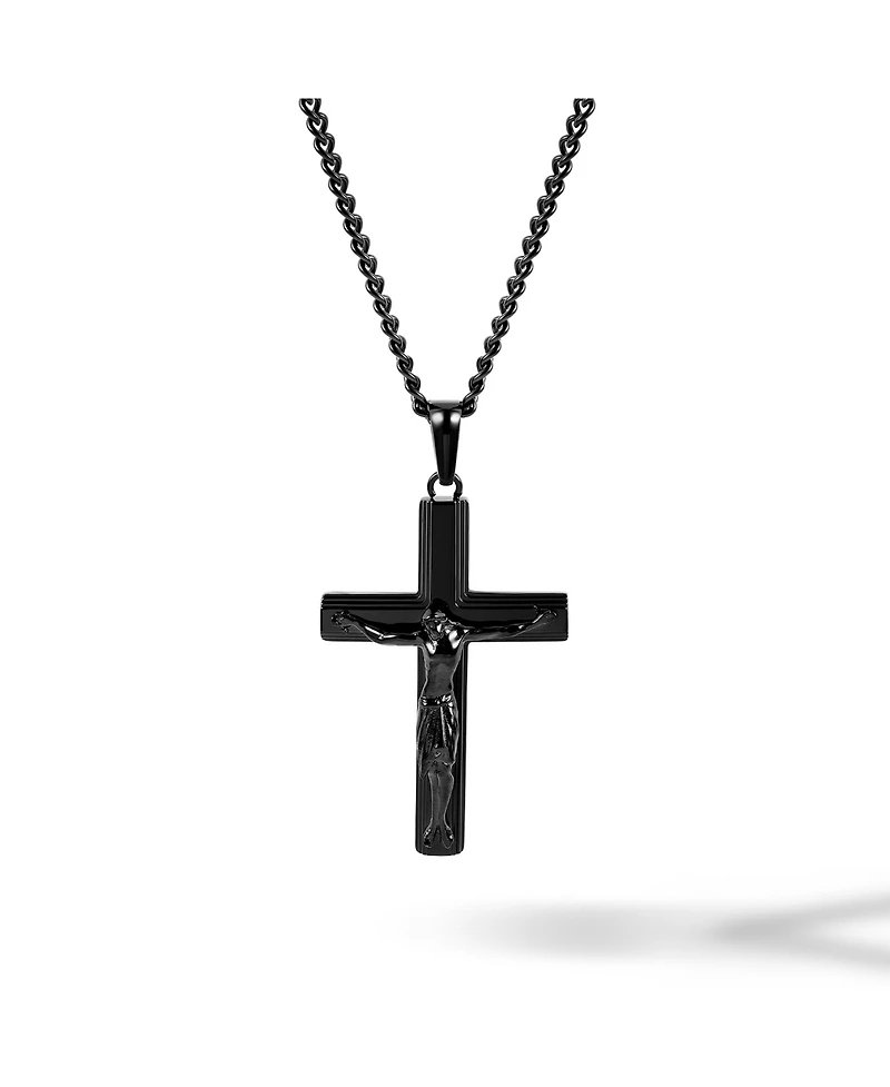 Vincero Crucifix Pendant - Stealth