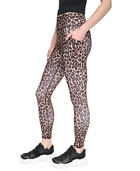 Dkny Sport Women's High-Waist 7/8 Leggings with Floating Pockets