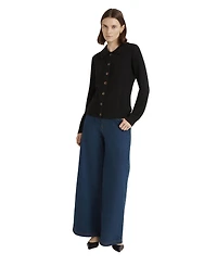 Finery London Women's Emlyn Cotton Knitted Collared Cardigan