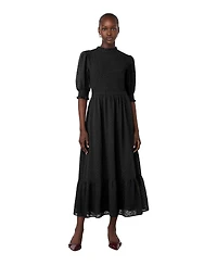 Finery London Women's Amelia 3/4 Sleeve Chiffon Midi Dress