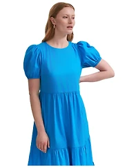 Finery London Women's Genevive Cotton Midi Tiered Dress