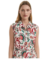 Finery London Women's Alida Floral Midi Shirt Dress