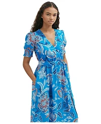 Finery London Women's Nicoleta Floral Midi Tea Dress