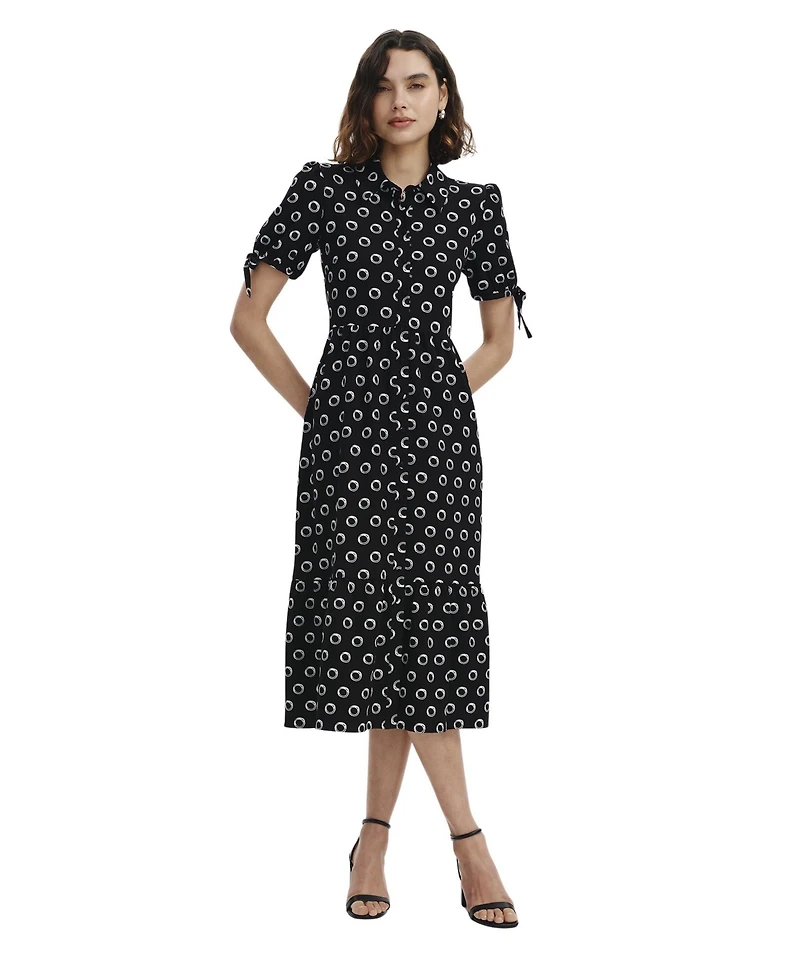 Finery London Women's Estee Midi Shirt Dress