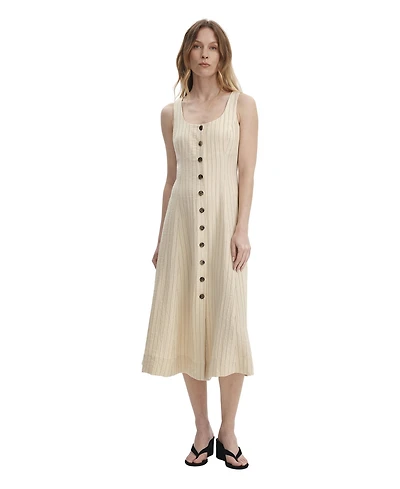 Finery London Women's Jillian Stripe Button Through Dress