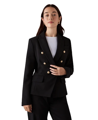 Finery London Women's Lydia Long Sleeve Button Detail Blazer