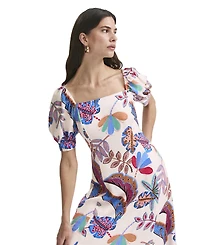 Finery London Women's Daisy Square Neck Midi Dress